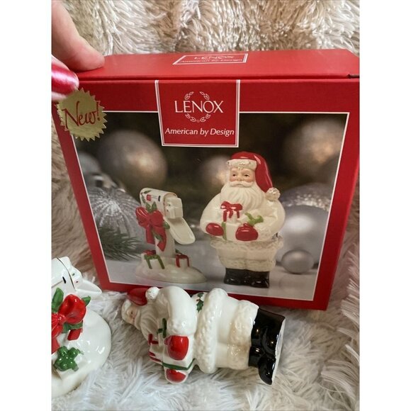 LENOX Countdown 'Till Christmas SALT & PEPPER SET ~ Brand New in Box - Picture 6 of 7